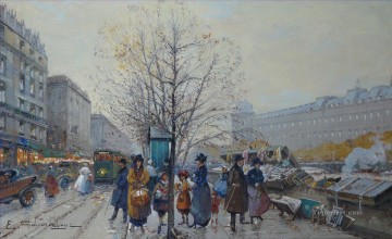 街並み Painting - レ ブキニスト パリジャン